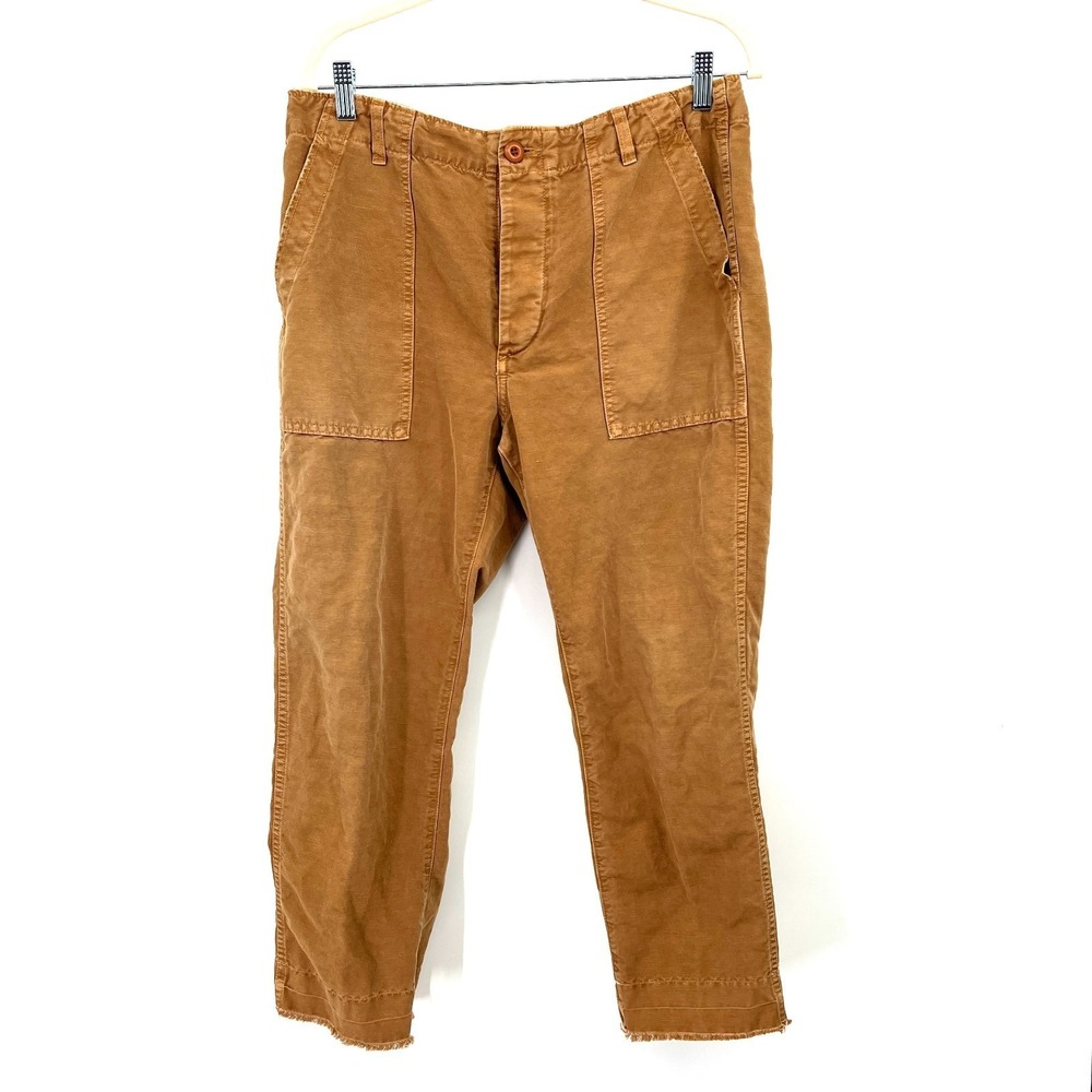 AMO Rust Brown Utility Trousers